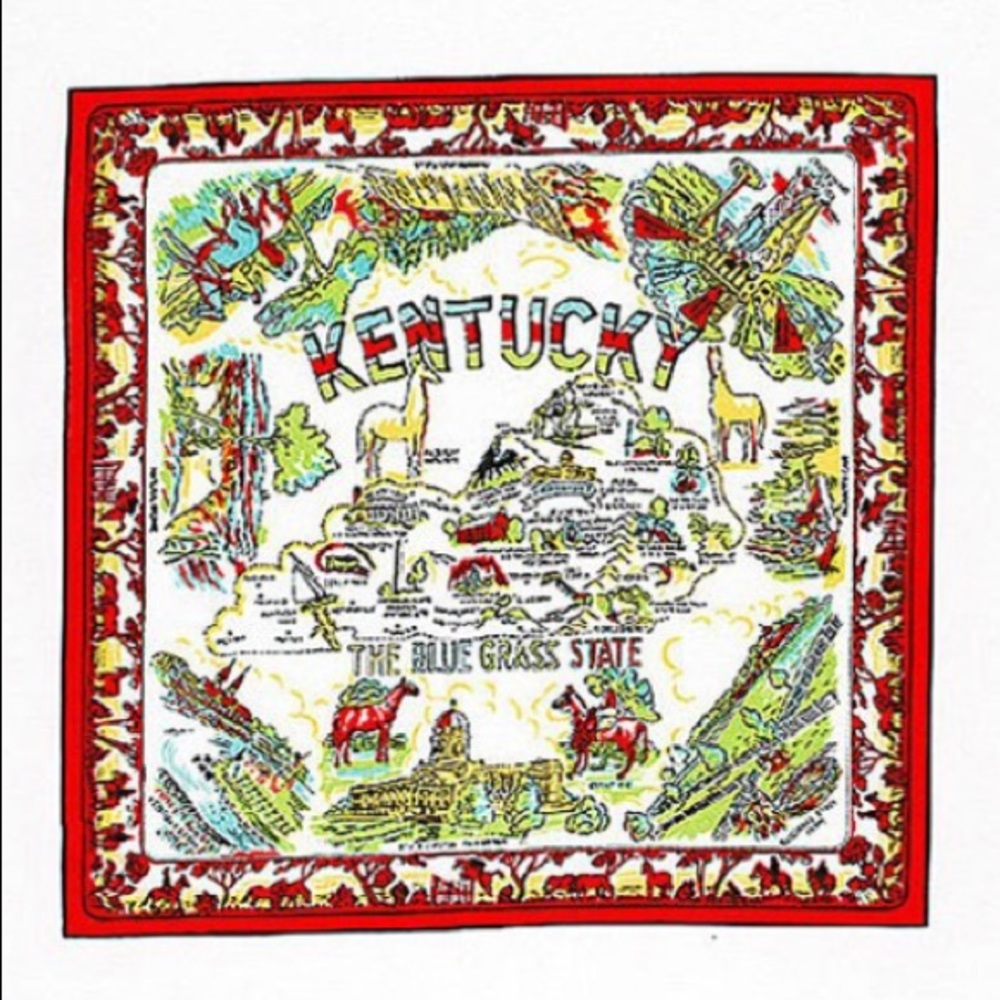 Vintage Kentucky Flour Sack Kitchen Towel - 2/Set